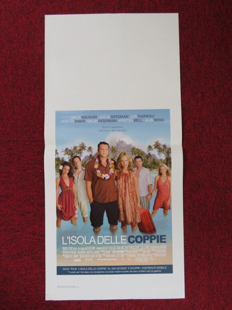 COUPLES RETREAT ITALIAN LOCANDINA (27.5"x13") POSTER V VAUGHN J BATEMAN '09