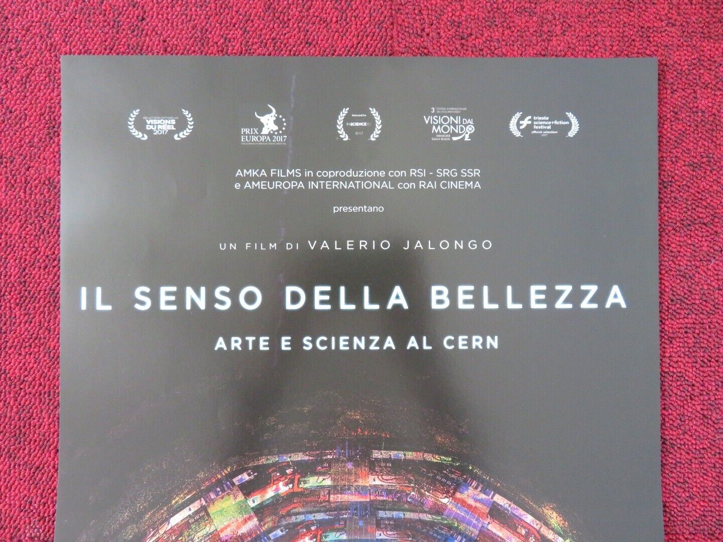 IL SENSO DELLA BELLEZZA ITALIAN LOCANDINA (26.5"x12.5") POSTER F GIANOTTI 2017