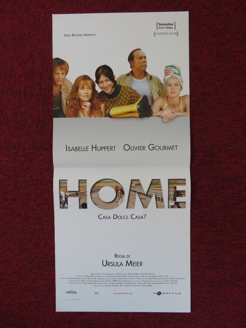 HOME  ITALIAN LOCANDINA (27.5"x12.5") POSTER ISABELLE HUPPERT OLIVER GOURMET '08