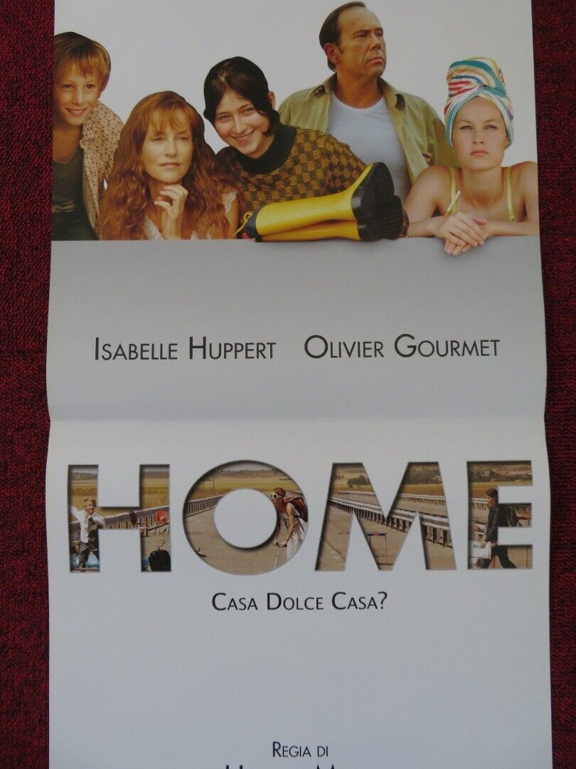 HOME  ITALIAN LOCANDINA (27.5"x12.5") POSTER ISABELLE HUPPERT OLIVER GOURMET '08