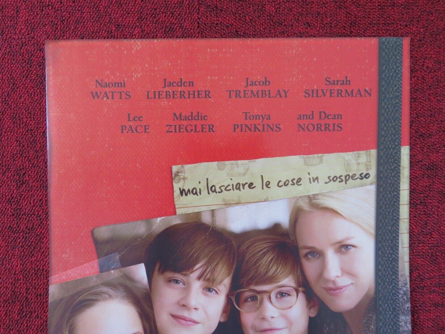 THE BOOK OF HENRY ITALIAN LOCANDINA (26.5"x12.5") POSTER NAOMI WATTS 2017