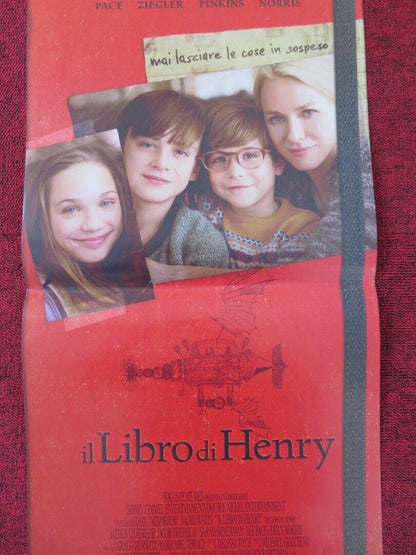 THE BOOK OF HENRY ITALIAN LOCANDINA (26.5"x12.5") POSTER NAOMI WATTS 2017