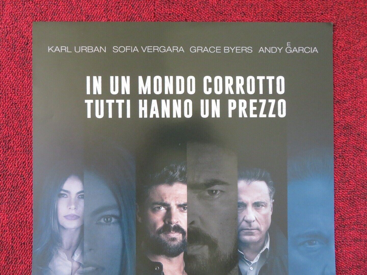 BENT  ITALIAN LOCANDINA (26.5"x12.5") POSTER KARL URBAN ANDY GARCIA G BYERS '18