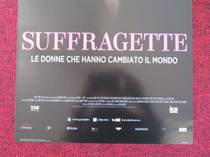 SUFFRAGETTE ITALIAN LOCANDINA (26.5"x12.5") POSTER MERYL STREEP 2015