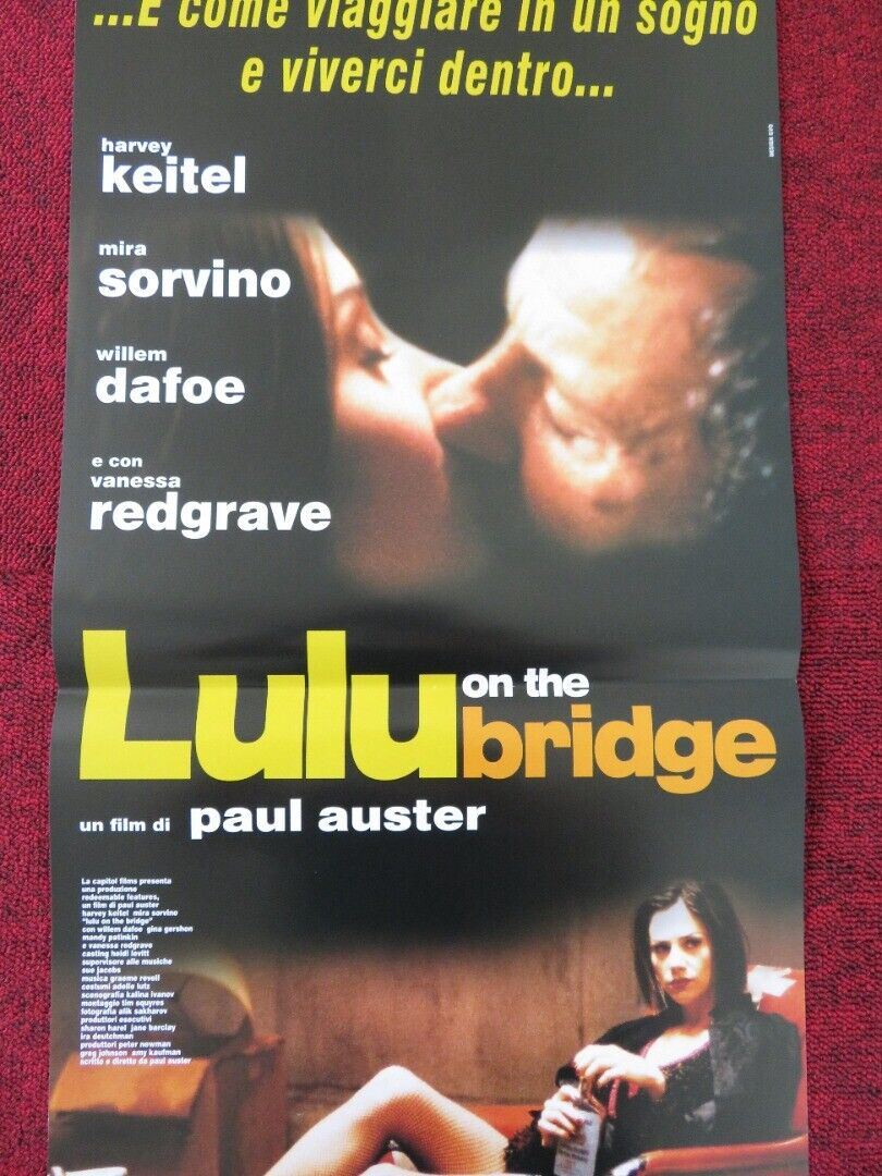 LULU ON THE BRIDGE  ITALIAN LOCANDINA (25.5"x12.5") POSTER HARVEY KEITEL 1998