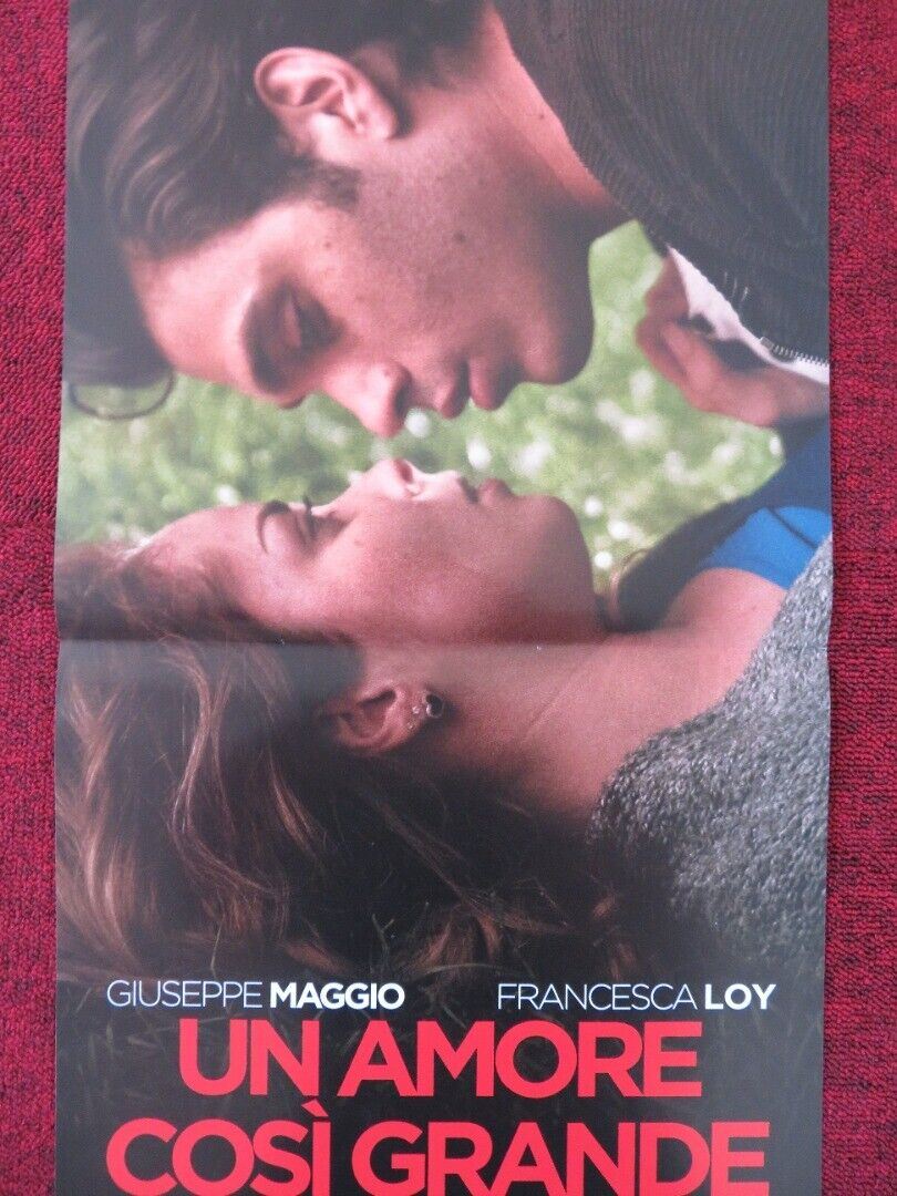 UN AMORE COSI GRANDE  ITALIAN LOCANDINA (26.5"x12.5") POSTER GIUSEPPE MAGGIO '18