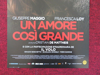 UN AMORE COSI GRANDE  ITALIAN LOCANDINA (26.5"x12.5") POSTER GIUSEPPE MAGGIO '18