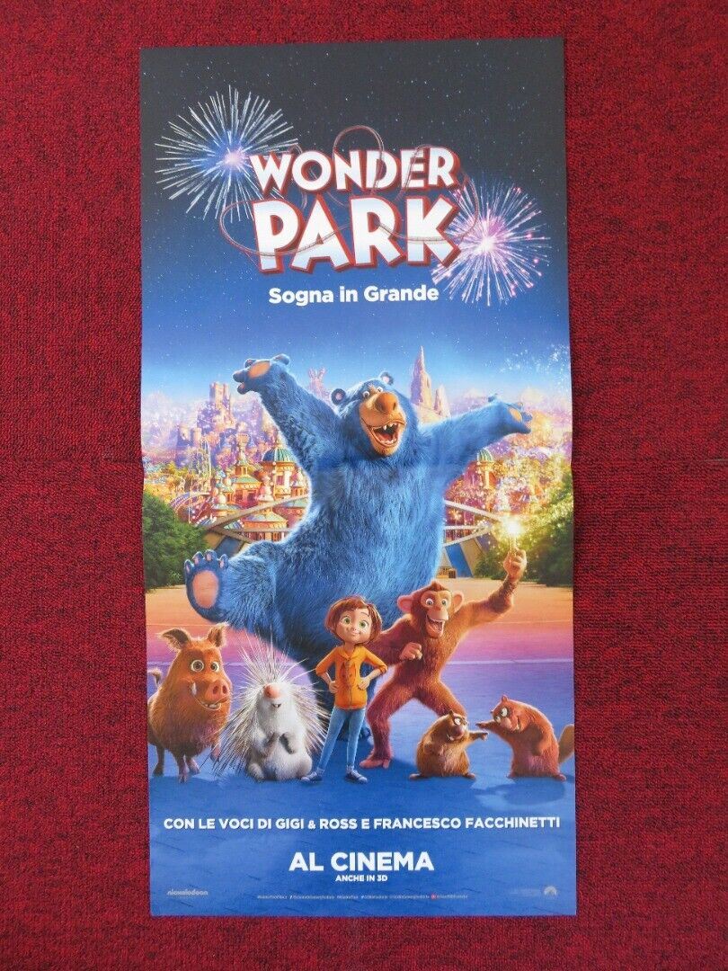 WONDER PARK  ITALIAN LOCANDINA (26.5"x13") POSTER MILA KUNIS J GARNER 2019