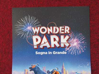 WONDER PARK  ITALIAN LOCANDINA (26.5"x13") POSTER MILA KUNIS J GARNER 2019