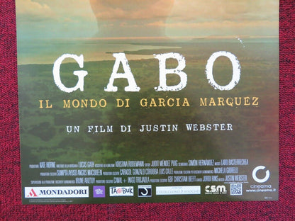 GABO: THE CREATION OF GABRIEL... ITALIAN LOCANDINA (26.5"x12.5") POSTER 2015