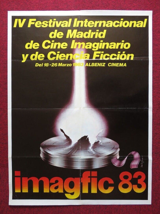 IMAGFIC 83 FILM FESTIVAL SPANISH ROLLED POSTER SPANISH FILM FESTIVAL 1983