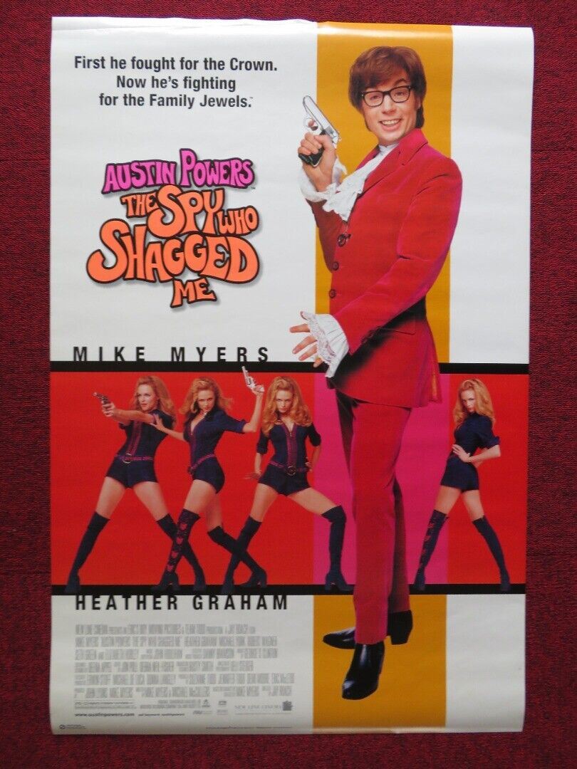 AUSTIN POWERS THE SPY WHO SHAGGED ME U.S ROLLED POSTER MIKE MYERS HEATHER GRAHAM