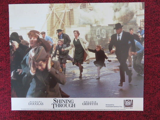 SHINING THROUGH - B LOBBY CARD MICHAEL DOUGLAS MELANIE GRIFFITH 1992