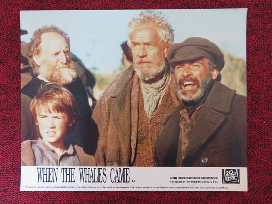 WHEN THE WHALES CAME - B LOBBY CARD PAUL SCOFIELD HELEN MIRREN 1989