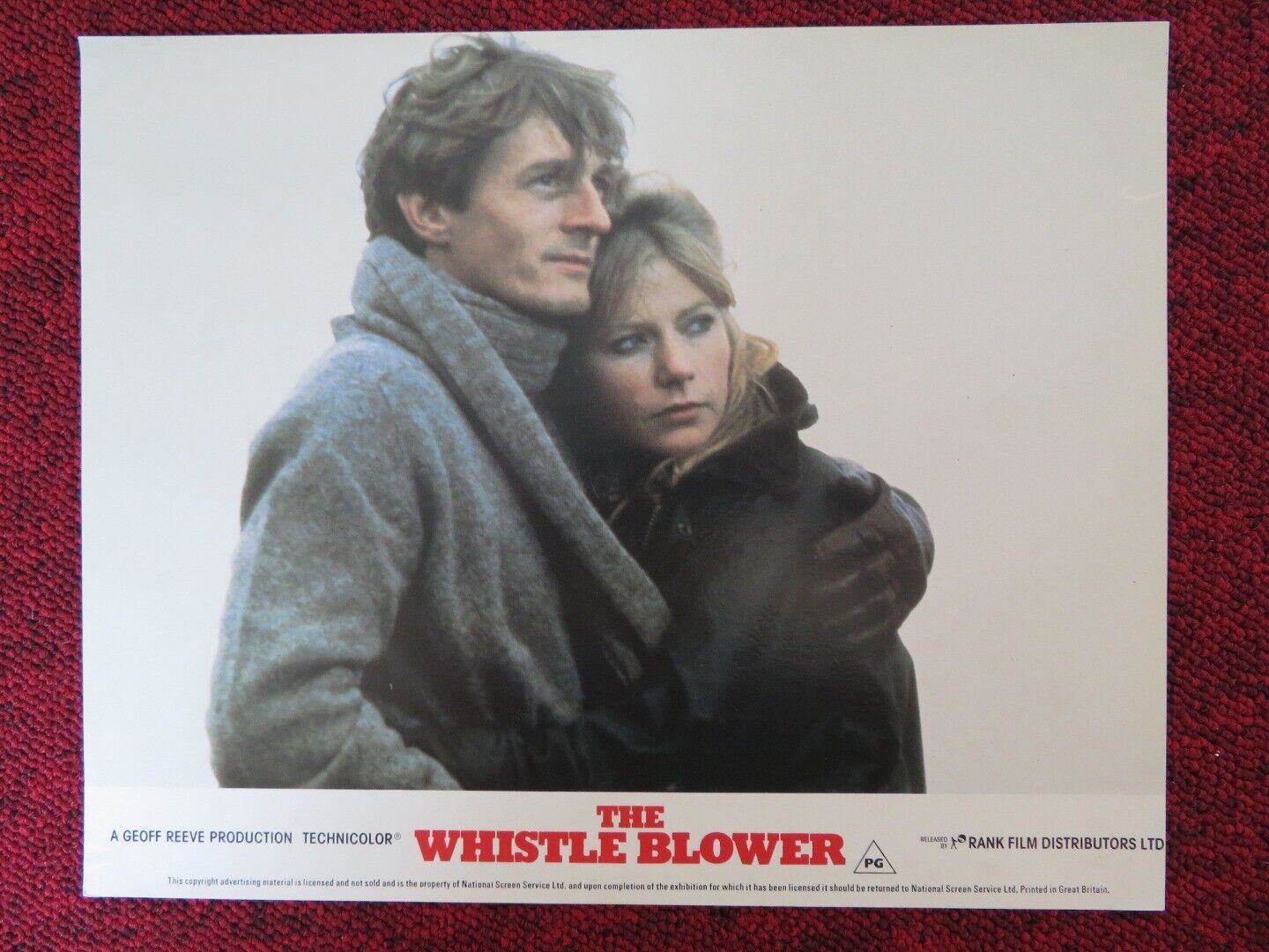 THE WHISTLE BLOWER - C LOBBY CARD NIGEL HAVERS MICHAEL CAINE 1986