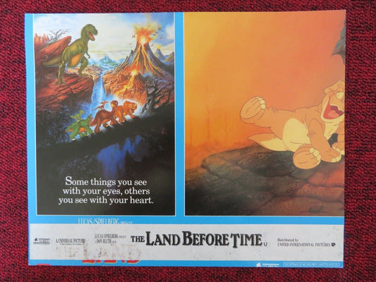 THE LAND BEFORE TIME - H LOBBY CARD LUCAS SPIELBERG 1988