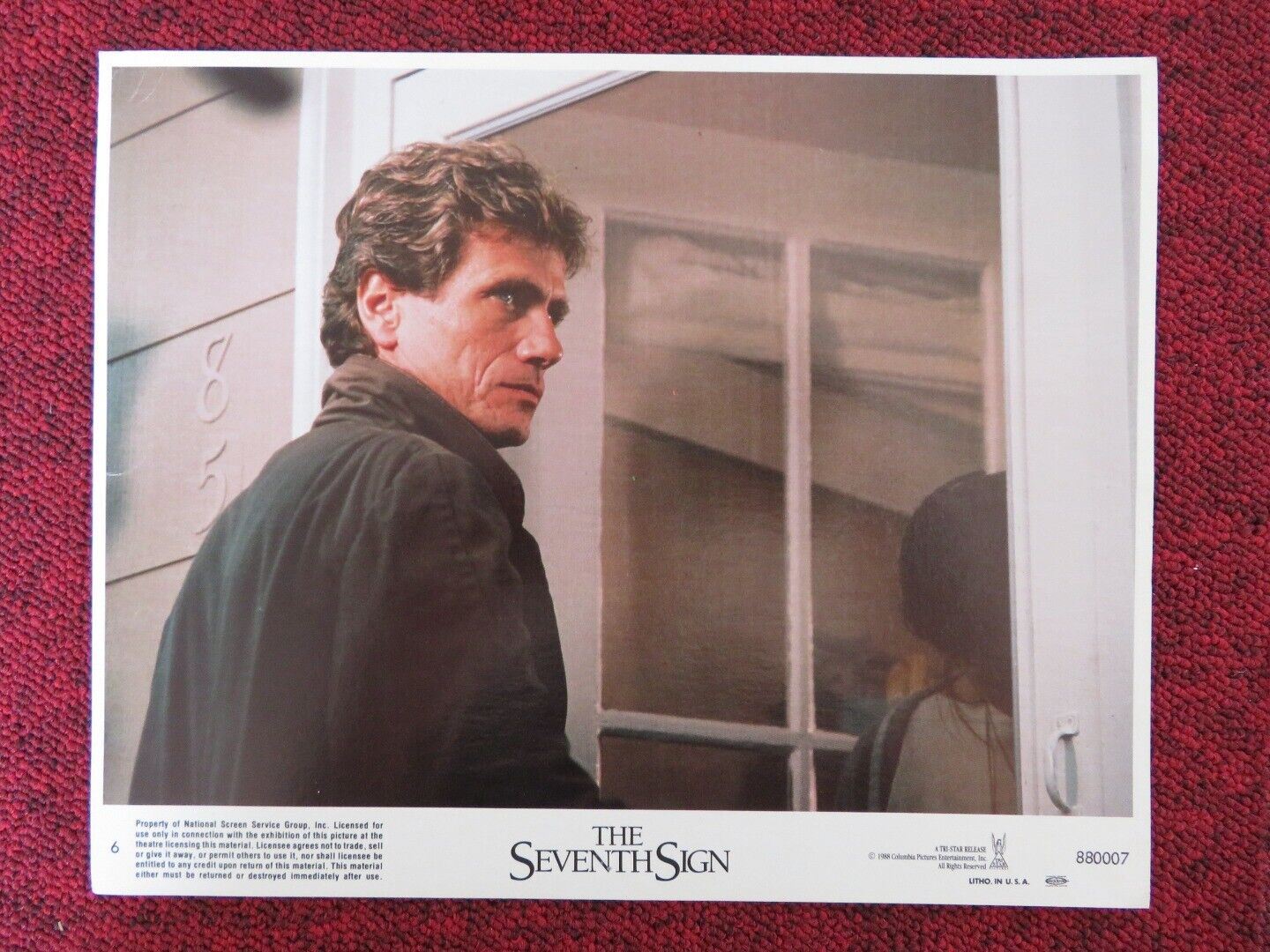 THE SEVENTH SIGN - 6 LOBBY CARD DEMI MOORE MICHAEL BIEHN 1988