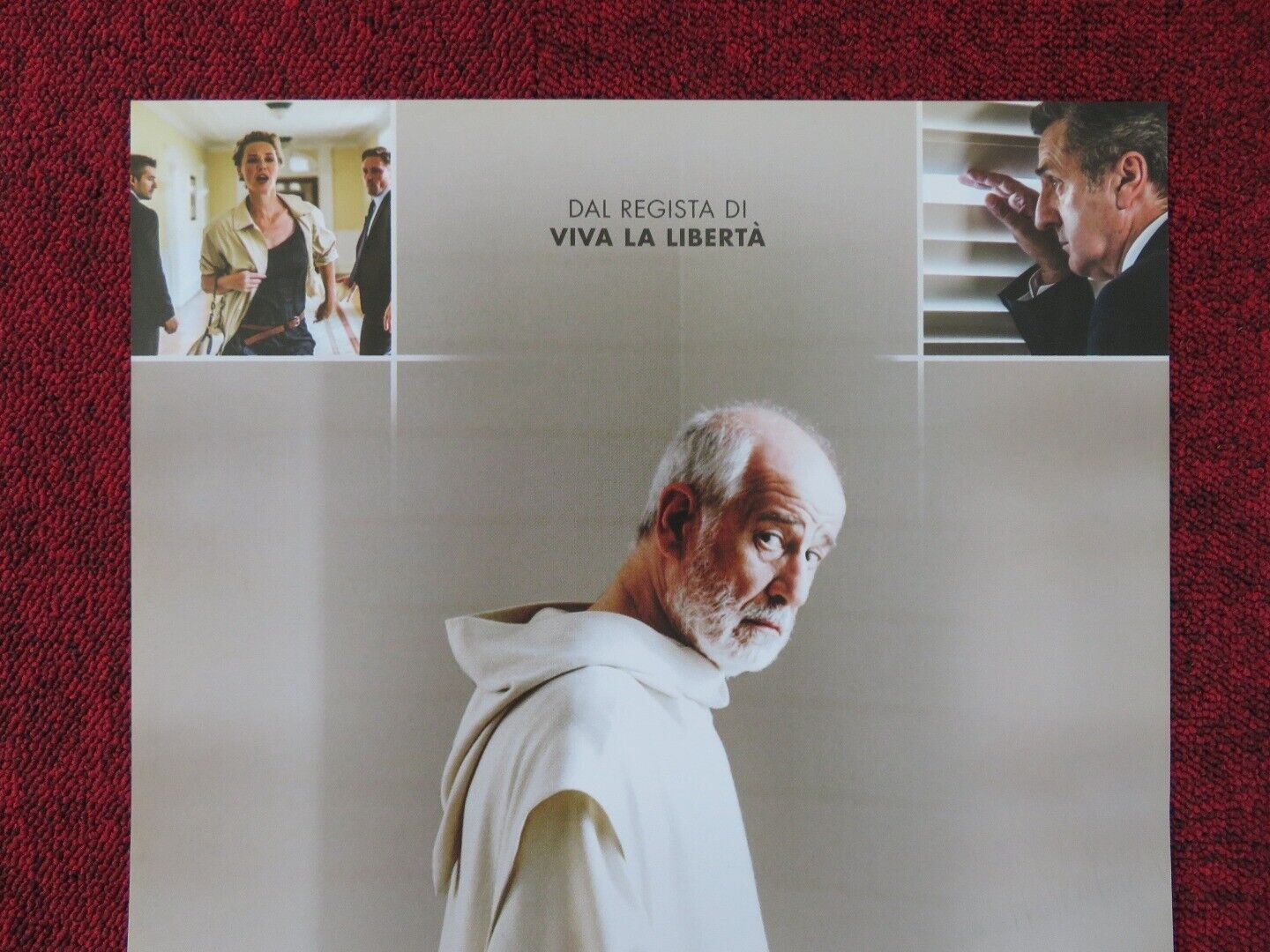 THE CONFESSIONS ITALIAN LOCANDINA (26.5"x12.5") POSTER TONI SERVILLO 2016