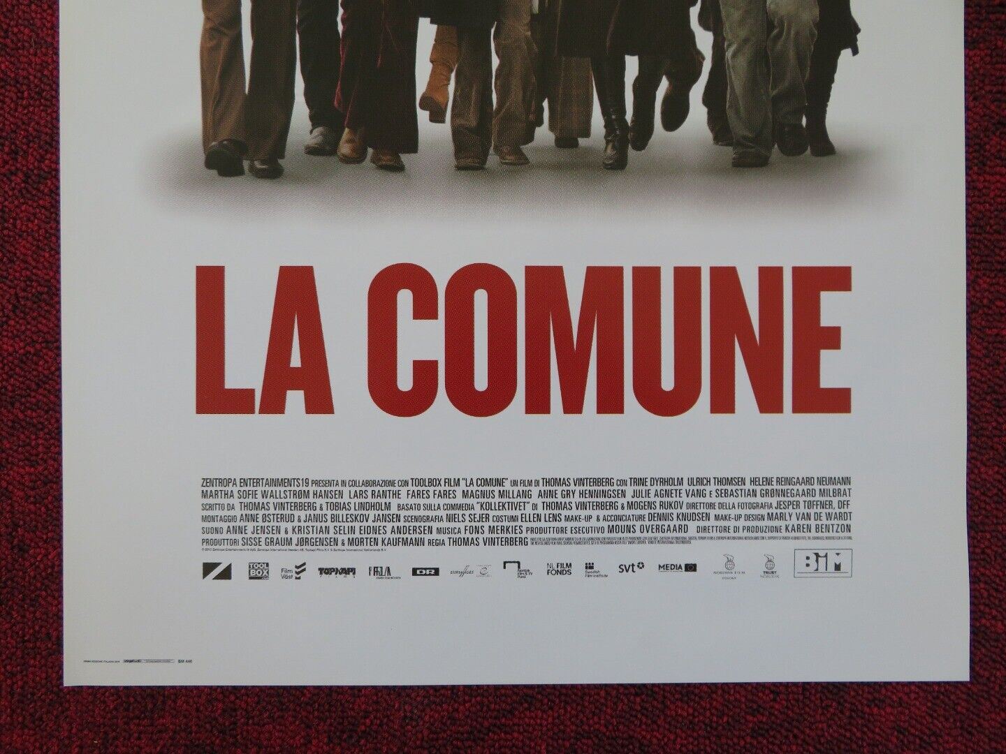 THE COMMUNE ITALIAN LOCANDINA (26.5"x12.5") POSTER TRINE DYRHOLM 2016