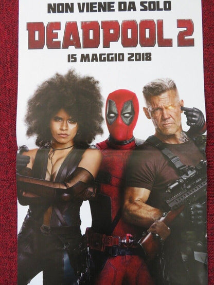 DEADPOOL 2  ITALIAN LOCANDINA (26.5"x13") POSTER RYAN REYNOLDS 2018