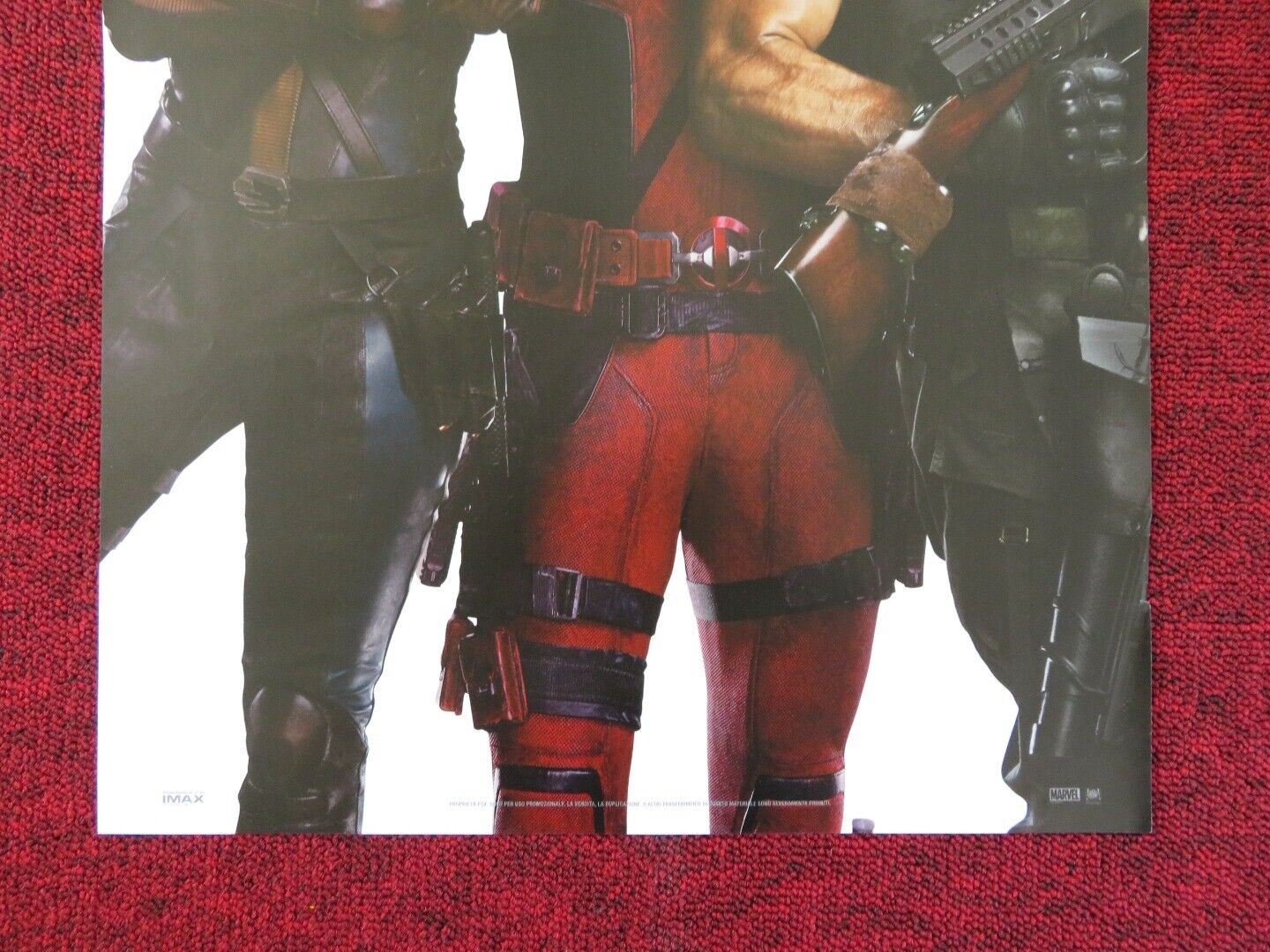 DEADPOOL 2  ITALIAN LOCANDINA (26.5"x13") POSTER RYAN REYNOLDS 2018