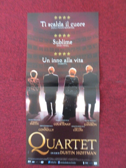 QUARTET ITALIAN LOCANDINA (26.5"x12.5") POSTER D HOFFMAN MAGGIE SMITH 2012