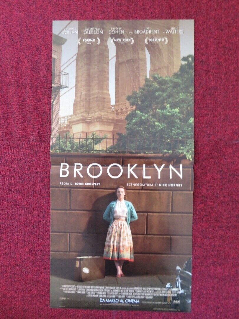 BROOKLYN  ITALIAN LOCANDINA (26.5"x13") POSTER S RONAN D GLEESON 2015