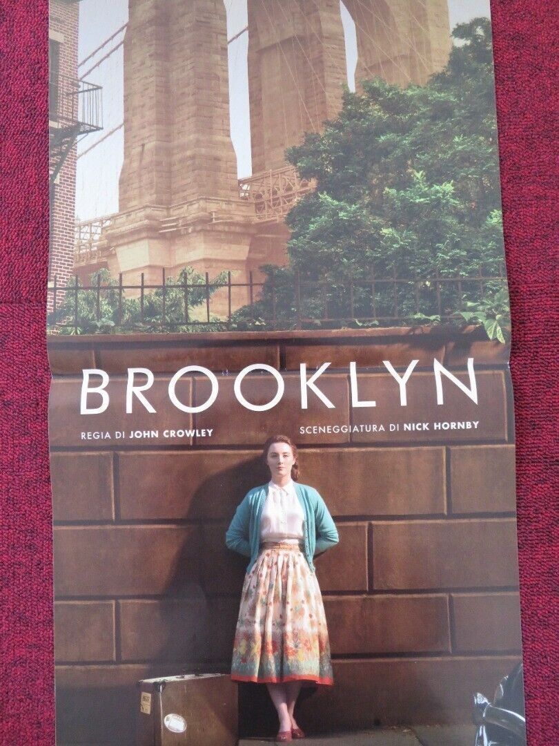 BROOKLYN  ITALIAN LOCANDINA (26.5"x13") POSTER S RONAN D GLEESON 2015