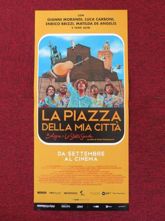 LA PIAZZA DELLA MIA CITTA ITALIAN LOCANDINA (26.5"x12.5") POSTER P SANTAMARI '20