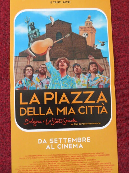 LA PIAZZA DELLA MIA CITTA ITALIAN LOCANDINA (26.5"x12.5") POSTER P SANTAMARI '20