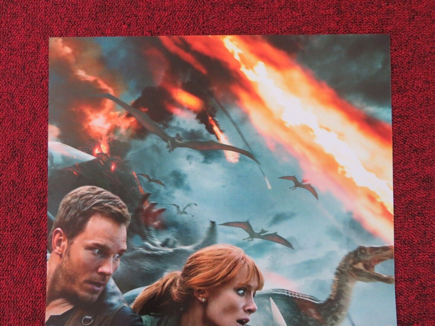 JURASSIC WORLD: FALLEN KINGDOM ITALIAN LOCANDINA (26.5"x12.5") POSTER 2018