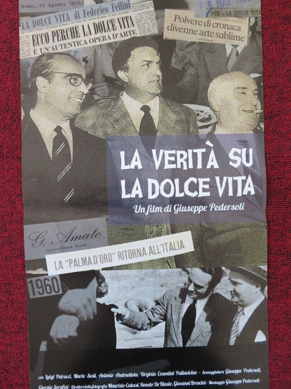 THE TRUTH ABOUT LA DOLCE VITA ITALIAN LOCANDINA (26.5"x12.5") POSTER 2020