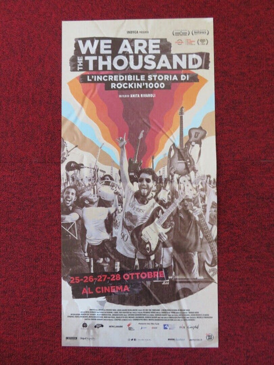 WE ARE THE THOUSAND  ITALIAN LOCANDINA (26.5"x12.5") POSTER ANITA RIVAROLI 2020