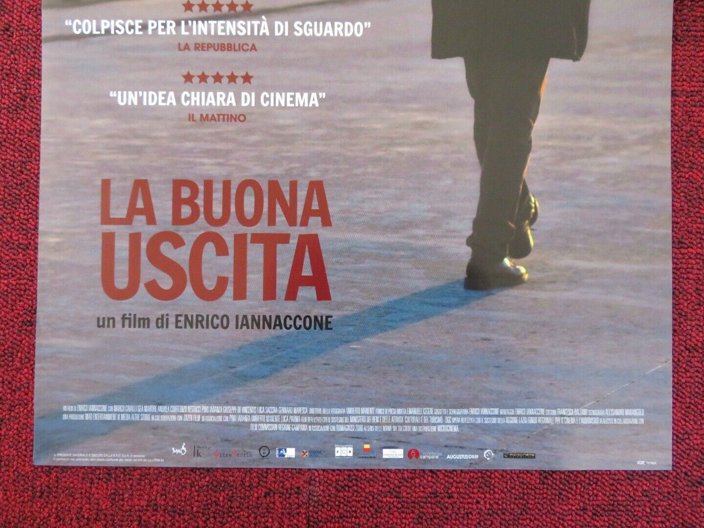 LA BUONA USCITA  ITALIAN LOCANDINA (27"x12.5") POSTER MARCO CAVALLI 2016