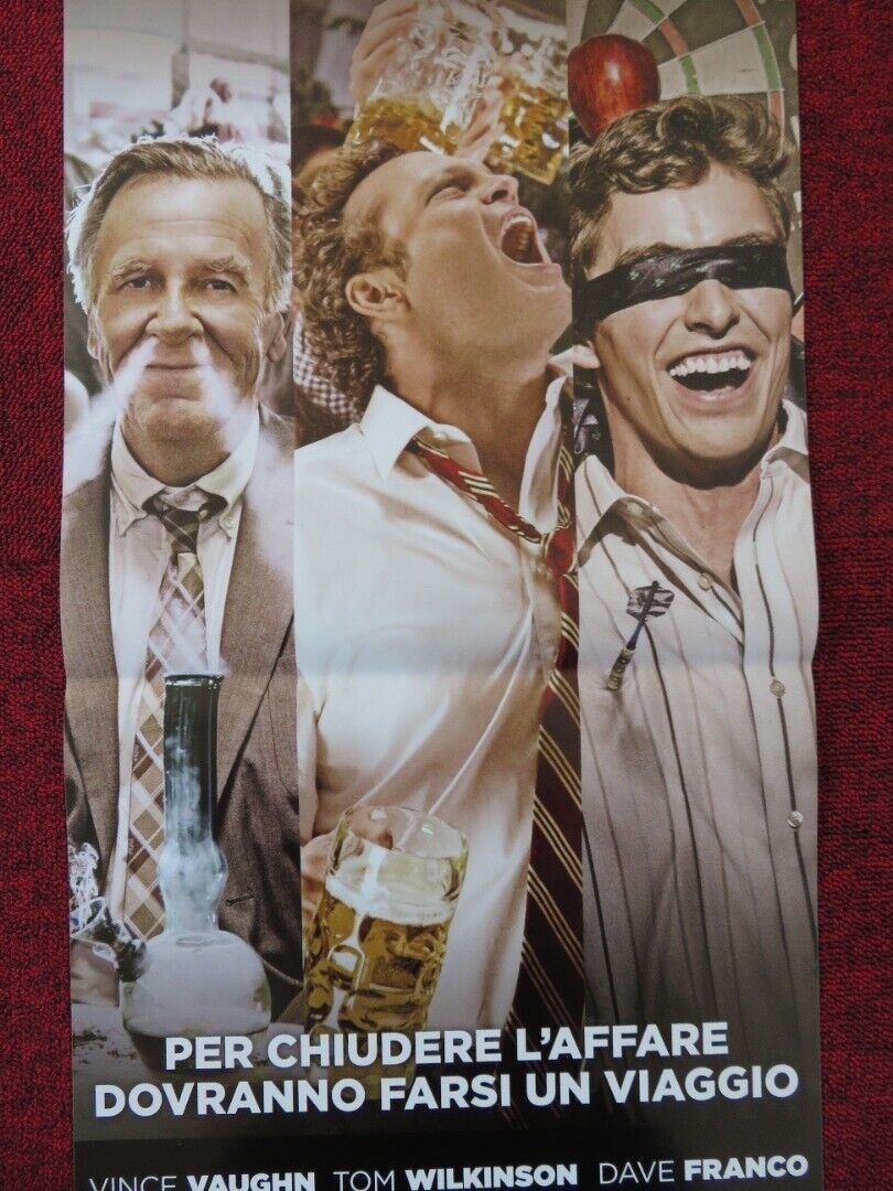 UNFINISHED BUSINESS ITALIAN LOCANDINA (26.5"x12.5") POSTER VINCE VAUGHN 2015