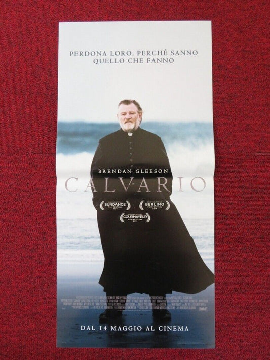 CALVARY ITALIAN LOCANDINA (27"x12.5") POSTER BRENDAN GLEESON CHRIS O'DOWD '14