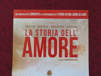 LA STORIA DELL' AMORE ITALIAN LOCANDINA (26.5"x12.5") POSTER DEREK JACOBI 2016