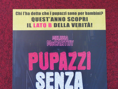 THE HAPPYTIME MURDERS ITALIAN LOCANDINA (26.5"x12.5") POSTER M MCCARTHY 2018