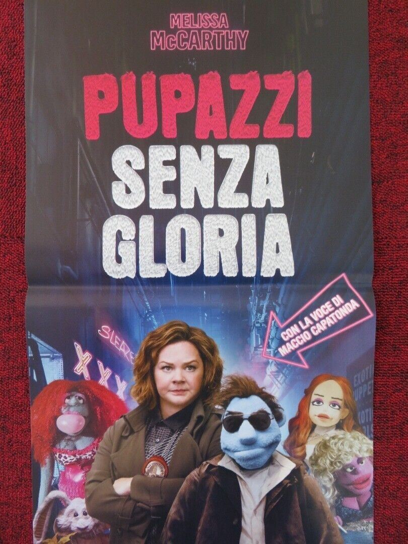 THE HAPPYTIME MURDERS ITALIAN LOCANDINA (26.5"x12.5") POSTER M MCCARTHY 2018