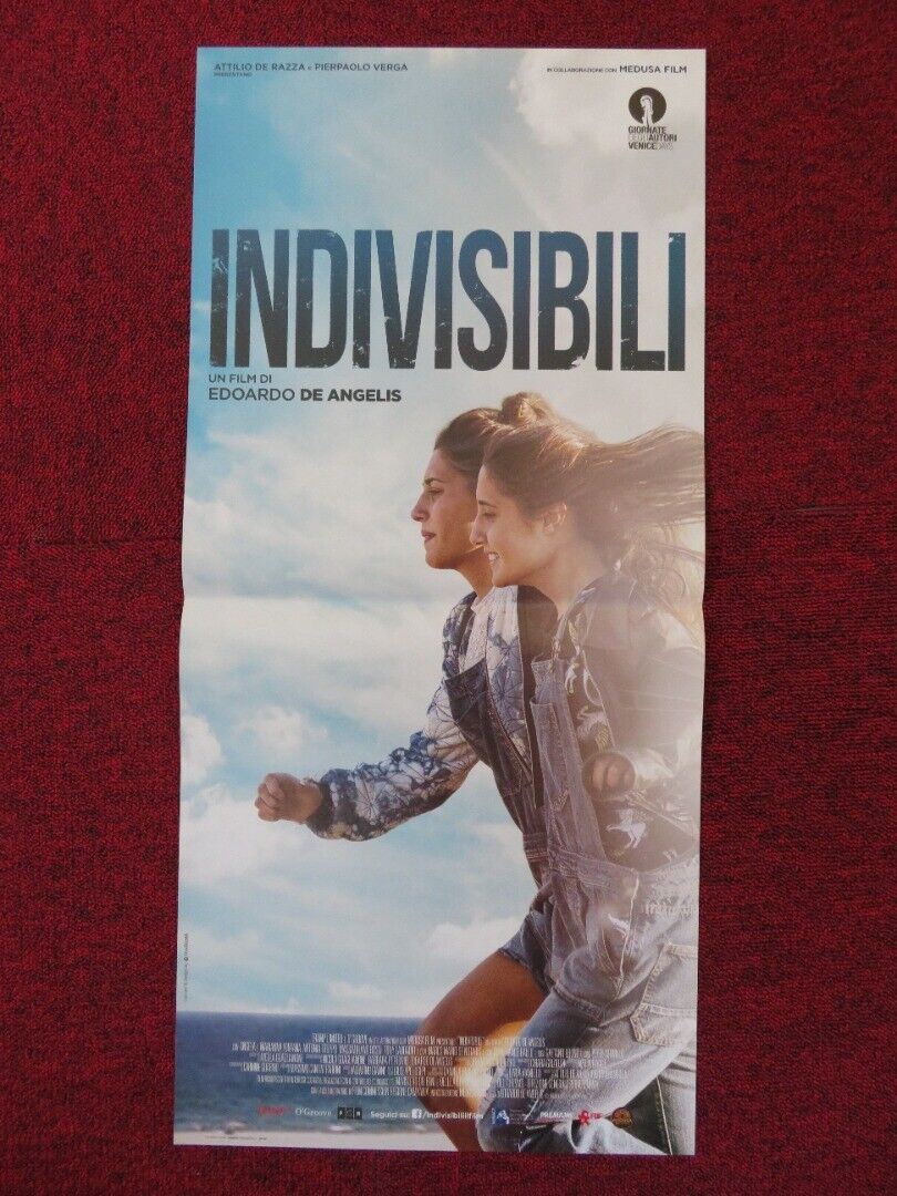 INDIVISIBILI ITALIAN LOCANDINA (26.5"x12.5") POSTER ANGELA FONTANA 2016