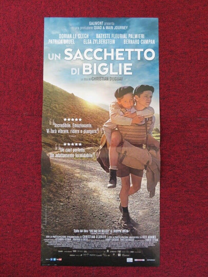 UN SACCHETTO DI BIGLIE ITALIAN LOCANDINA (26.5"x12.5") POSTER P BRUEL 2017