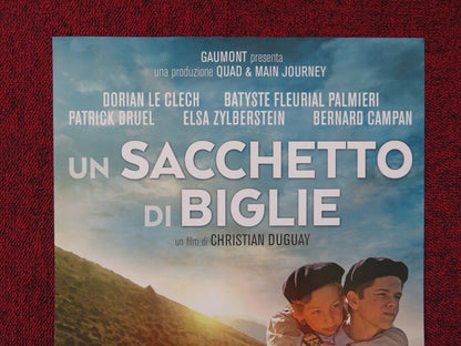 UN SACCHETTO DI BIGLIE ITALIAN LOCANDINA (26.5"x12.5") POSTER P BRUEL 2017