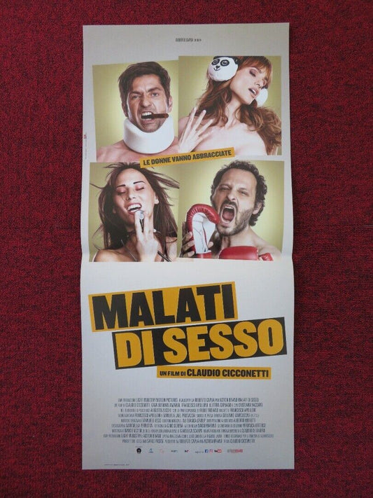 MALATI DI SESSO ITALIAN LOCANDINA (26.5"x12.5") POSTER FRANCESCO APOLLONI 2018