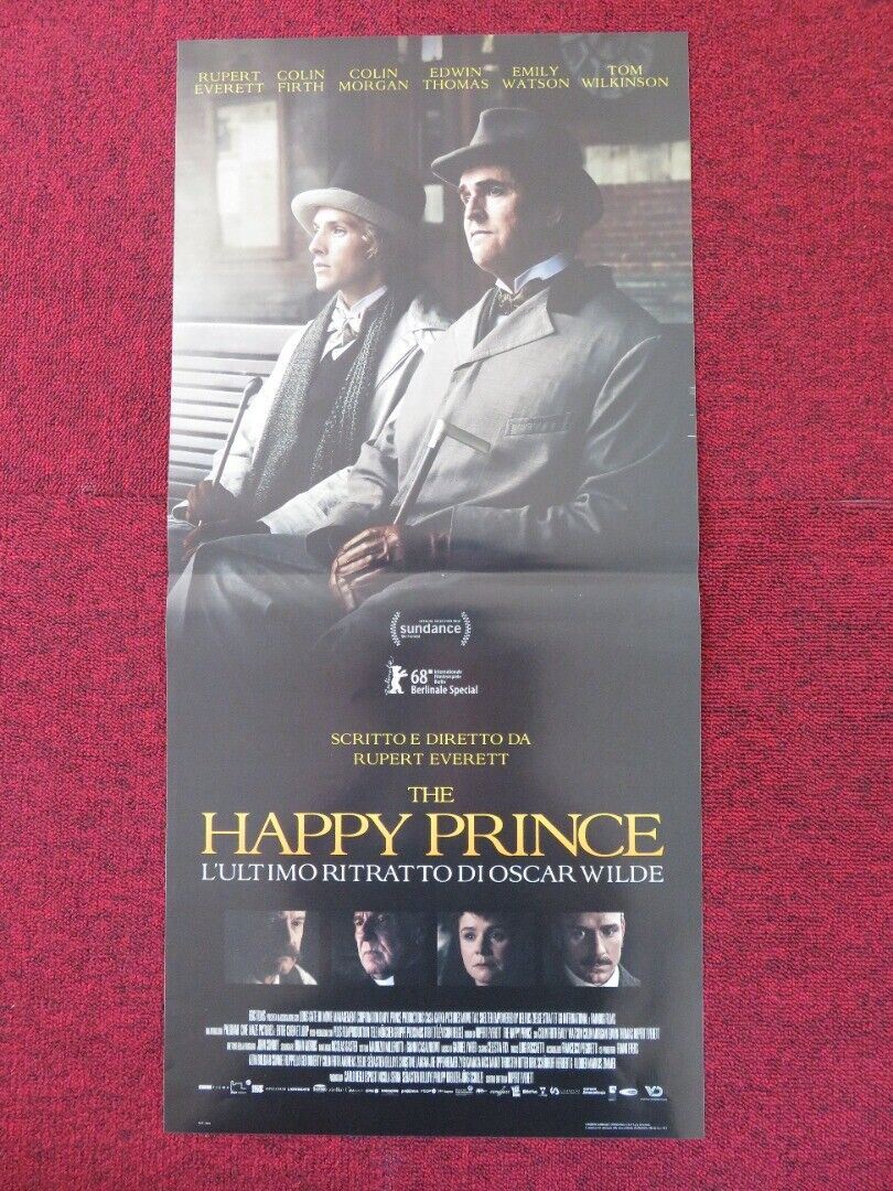 THE HAPPY PRINCE ITALIAN LOCANDINA (26.5"x12.5") POSTER OSCAR WILDE  2018