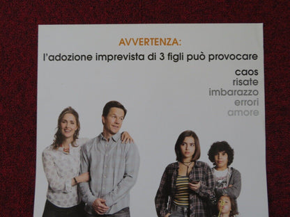 INSTANT FAMILY ITALIAN LOCANDINA (27"x13") POSTER M WAHLBERG R BYRNE 2018