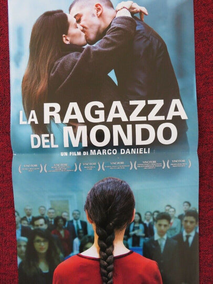 LA RAGAZZA DEL MONDO ITALIAN LOCANDINA (26.5"x12.5") POSTER SARA SERRAIOCCO 2016