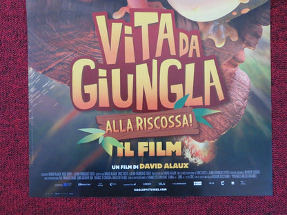 THE JUNGLE BUNCH: THE MOVIE ITALIAN LOCANDINA (26.5"x12.5") POSTER D ALAUX '11