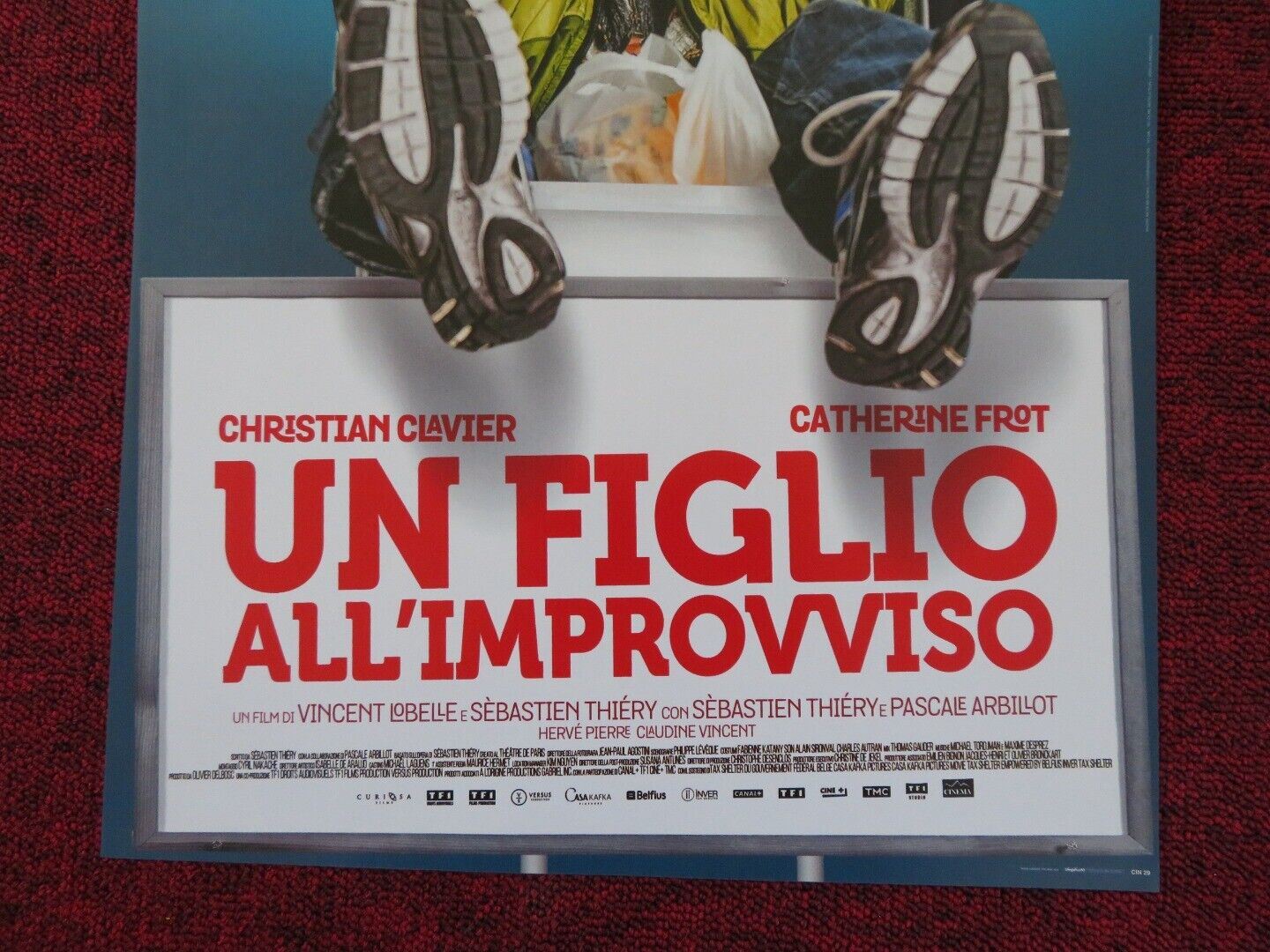 UN FIGLIO ALL'IMPROVVISO ITALIAN LOCANDINA (26.5"x12.5") POSTER C CLAVIER 2017