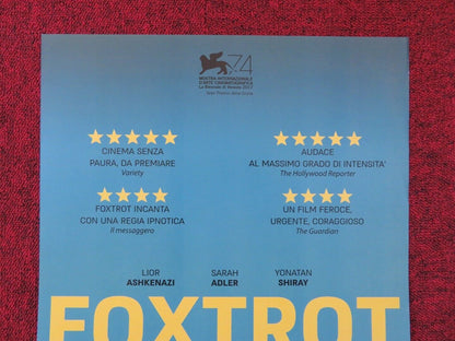 FOXTROT ITALIAN LOCANDINA (26.5"x13") POSTER LIOR ASHKENAZI SARAH ADLER 2017