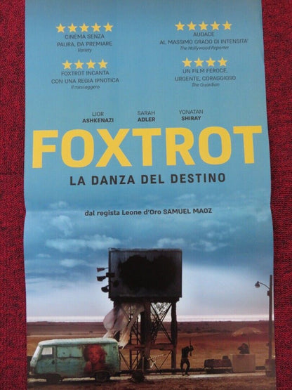 FOXTROT ITALIAN LOCANDINA (26.5"x13") POSTER LIOR ASHKENAZI SARAH ADLER 2017